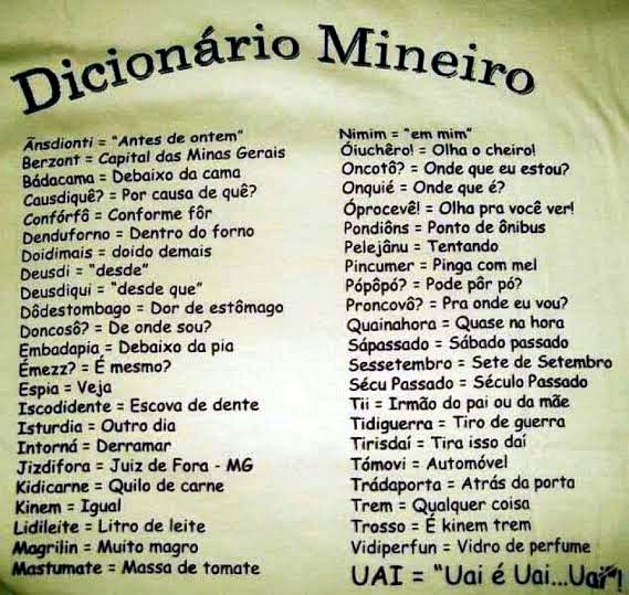 Dicionário mineiro